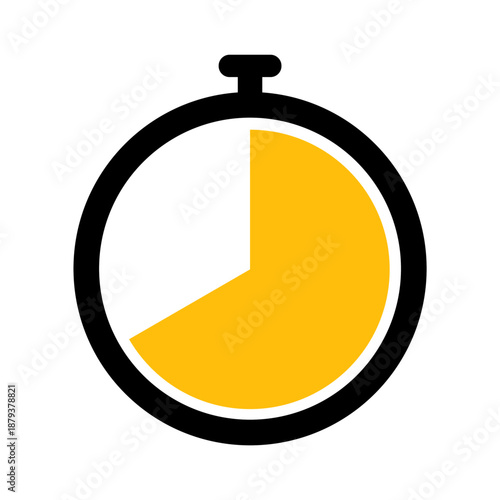 Stopwatch Timing Icons Clock Timer Icons with Countdown Intervals Stopwatch Clock with Different Time Segments Vector