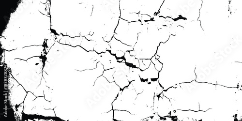 Broken cracked wall stock photo