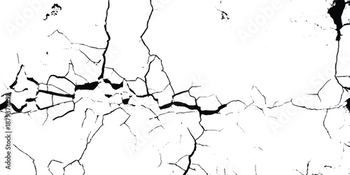 Broken and grated urban street wall construction