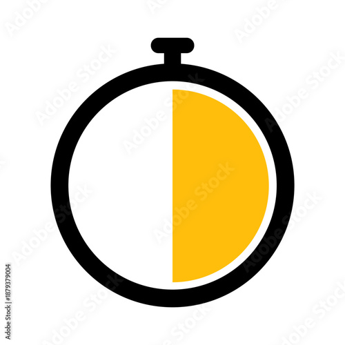 Stopwatch Timing Icons Clock Timer Icons with Countdown Intervals Stopwatch Clock with Different Time Segments Vector