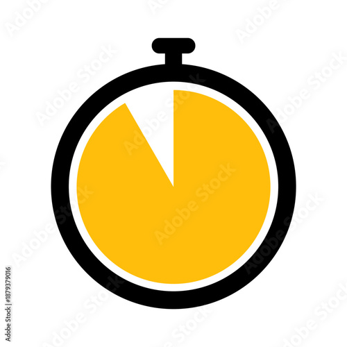 Stopwatch Timing Icons Clock Timer Icons with Countdown Intervals Stopwatch Clock with Different Time Segments Vector