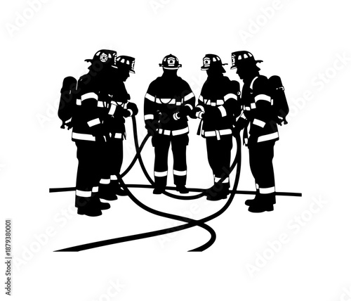 Firefighters in Action
