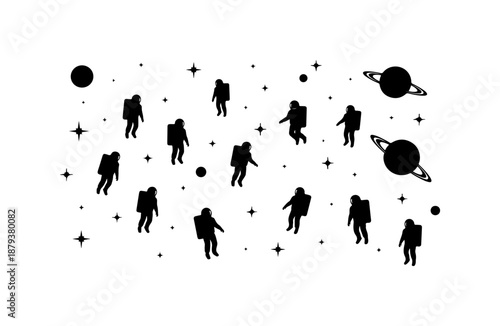 Cosmic Astronauts in Space