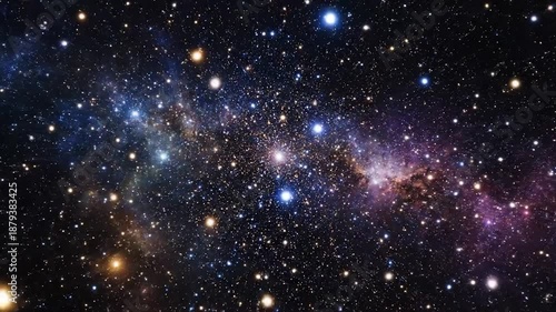 Wallpaper Mural Deep space full of vibrant stars, glowing nebulae, colorful gas, and swirling cosmic dust Torontodigital.ca