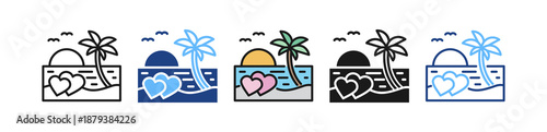 Honeymoon Beach multiple icon