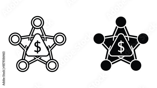 Financial network connection concept