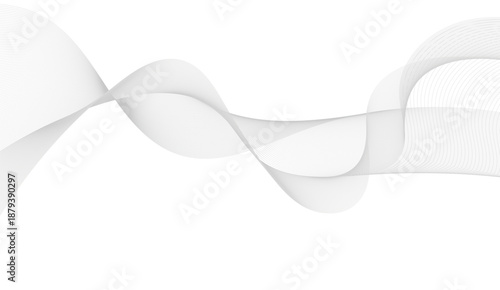 Abstract vector background with smooth color waves. Smoke wavy lines.