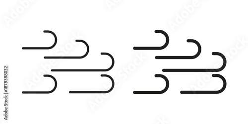 Windy icons in black glyph and liner versions for design.