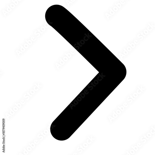 Greater than symbol > perfect for comparison lessons, math worksheets, and playful children’s digital content about values.