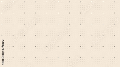 70 Geometric pattern with small crosses on beige background for design 150
