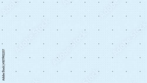 70 Geometric pattern with small gray crosses on light blue background for design 150
