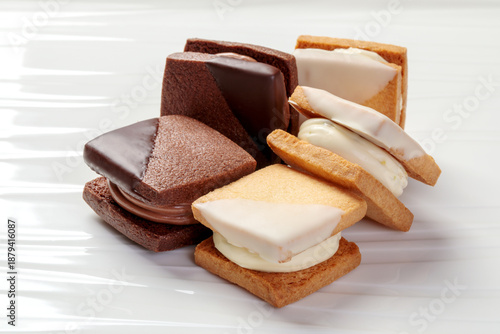 Obraz w ramie バターサンドクッキー