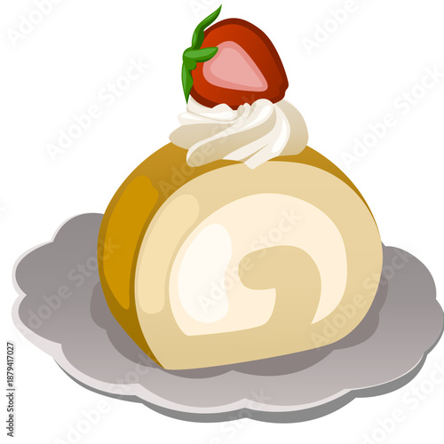 illustration of a slice of bread with cheese