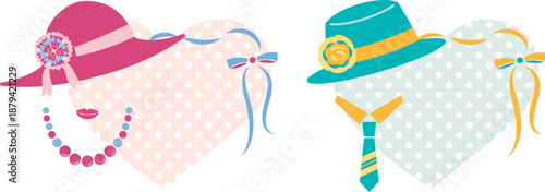 【2026年】母の日・父の日　見出しセット　文字なし
