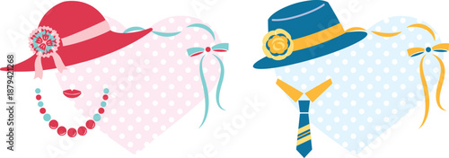 【2026年】母の日・父の日　見出しセット　文字なし
