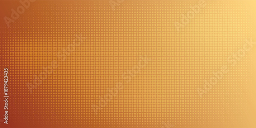 Vibrant Orange Gold Gradient Halftone Background With Dotted Pattern for Design and Advertising eps10
