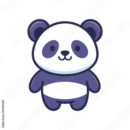 Adorable Cartoon Panda Illustration