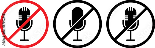 Professional Microphone & Mute Icon Mega Pack