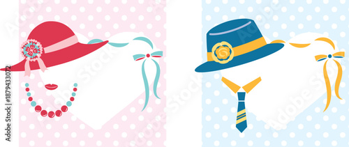 【2026年】母の日・父の日　見出しセット　文字なし
