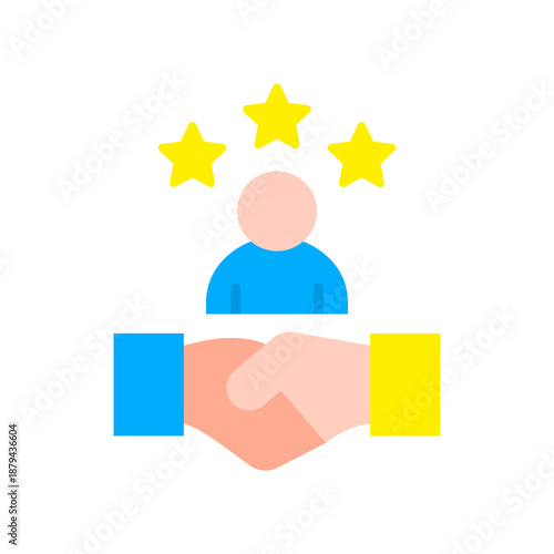 Customer Loyalty flat icon