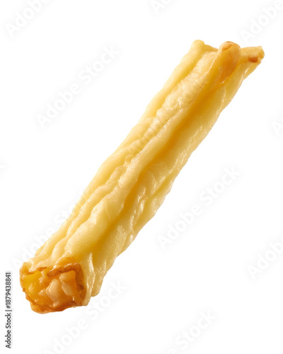 Delicious savory pastry roll filled with cheese transparent background