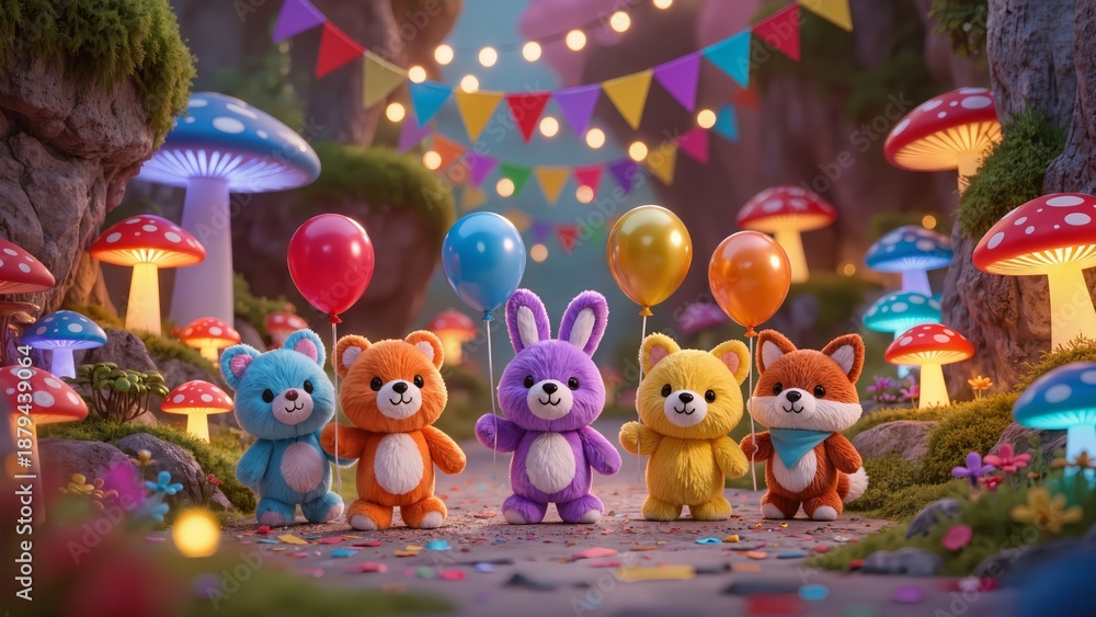 Obraz premium birthday cake with candles