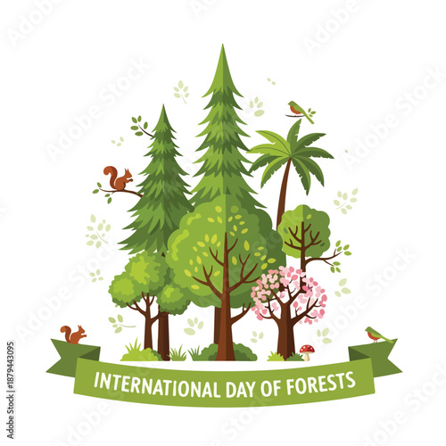 International Day of Forests illustration