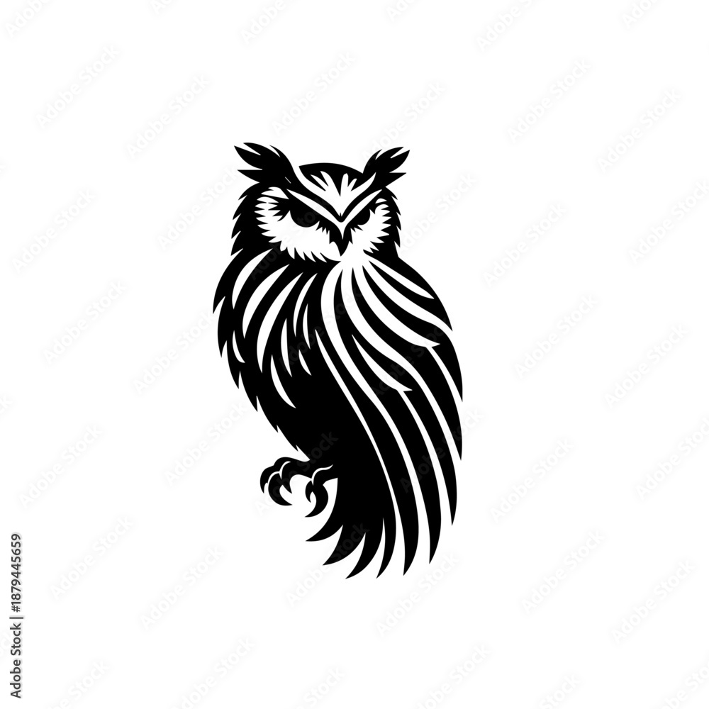 Obraz premium Cute Owl Vector Illustration