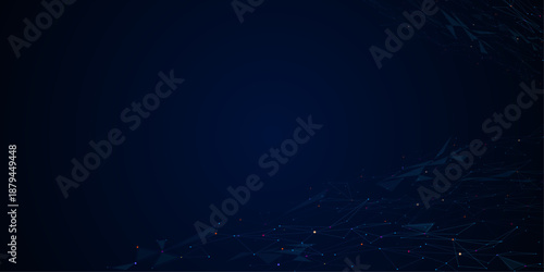 Vector Connect link background. global network technology concept. Digital technology futuristic internet network speed connection dark blue background.