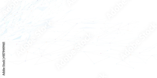 Abstract blue digital technology futuristic communication high tech concept white background.