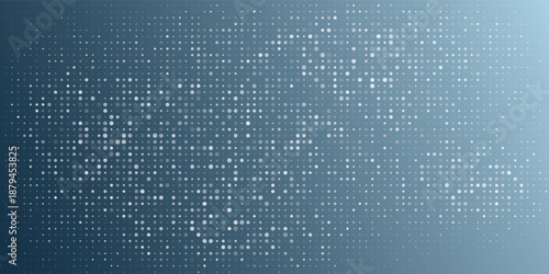 Blue Gradient Abstract Dot Pattern Background For Technology, Digital Design and Modern Presentations eps10