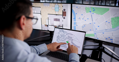 Urban Developer Mapping Land Plans