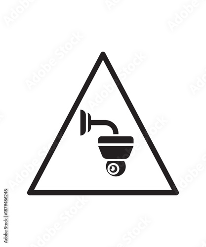 cctv security icon, vector best flat icon.