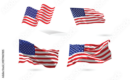 united states flags
