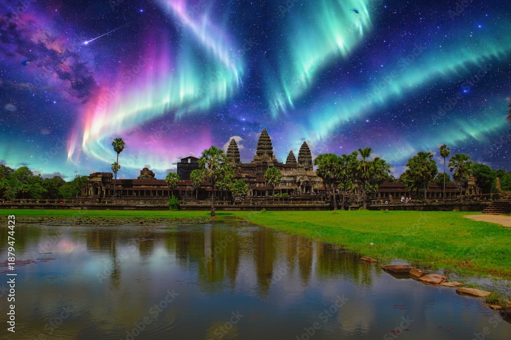 Naklejka premium アンコールワット（カンボジア）