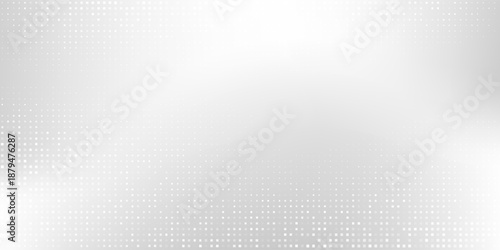 Modern rectangle foil background with metal mirror texture. Chrome gradient surface with light gloss simple abstract art