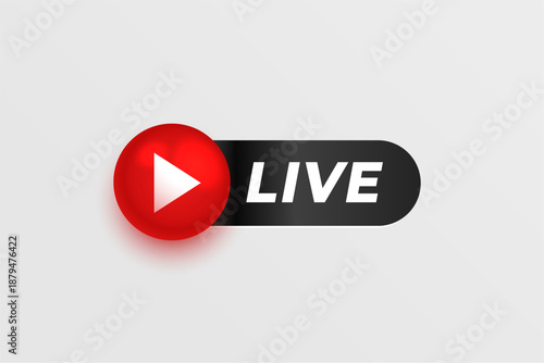 live webcast and broadcasting symbol for online events