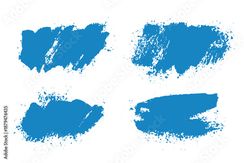 hand painted watercolor blotch texture element in collection