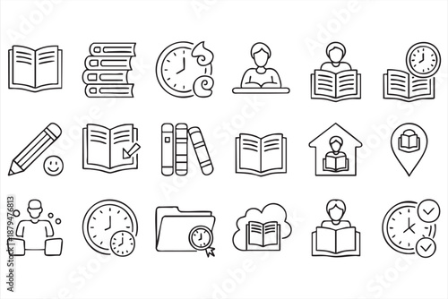 Reading and Education Icons for Training Apps and Knowledge Systems