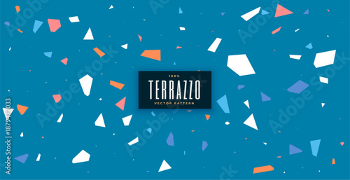 abstract terrazzo flooring marble pattern background design