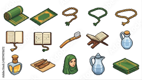 Collection of Medieval Fantasy Items and Character.