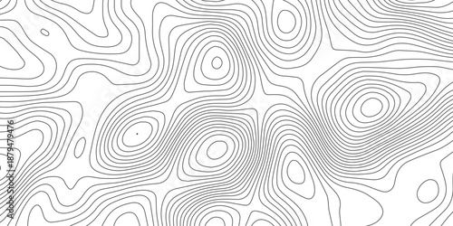 Abstract seamless pattern with geometric black lines and swirl waves creating a vintage vector texture design for tile wallpaper or textile ornament backdrop illustration