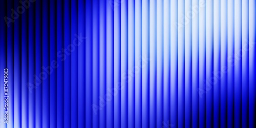 Abstract glowing blue gradient waves on dark background with fractal glass texture