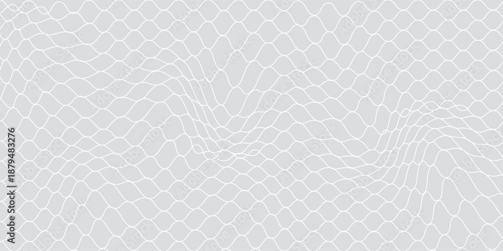 Fototapeta premium White hexagon texture background vector illustration