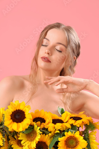 Young woman with beautiful ...