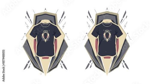 Iconic T shirt design for girls and boy