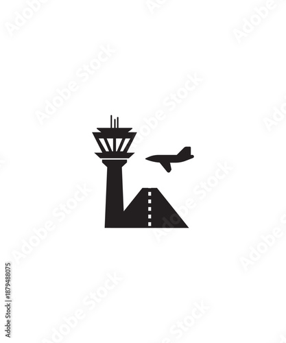 airport icon, vector best flat icon.