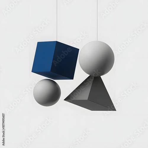 3d render of a 3d render illustration of a cube