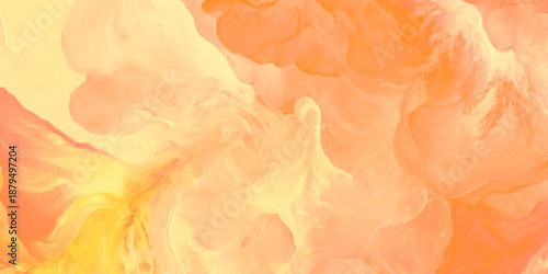 vibrant orange and yellow abstract smoke background with soft blended colors and textures high quality professional