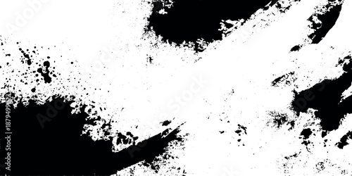 black and white abstract background with splatters and grunge on surface high quality professional modern design